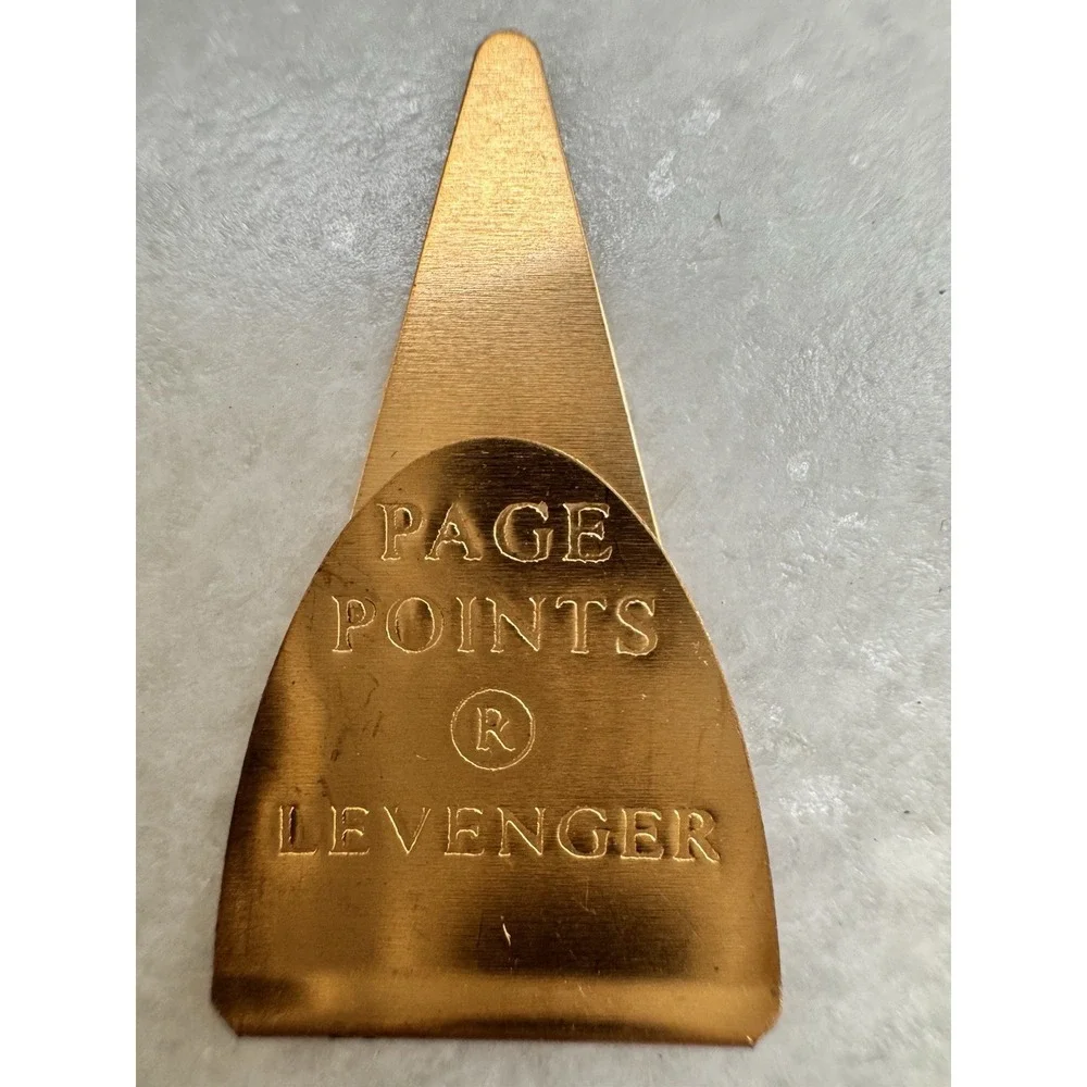 Levenger Brass Bookmarks Page Points 72 Pc Bulk Lot Book Tabs Teacher
